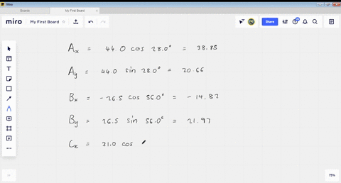 ii-three-vectors-are-shown-in-fig-3-32-their-magnitudes-are-given-in-arbitrary-units-determine-the-s