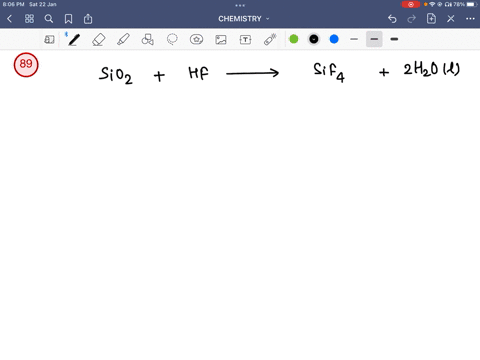 the-product-obtained-when-silica-reacts-with-hydrogen-fluoride-is-1-mathrmsif_4-2-mathrmh_2-mathrmsi