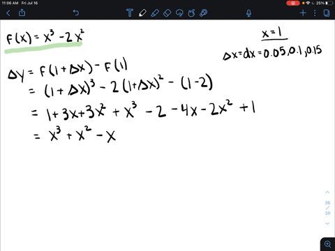 in-problems-25-28-a-find-delta-y-and-dy-for-the-function-fat-the-indicated-value-of-x-b-graph-delt-3