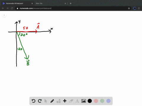 vector-overrightarrowmathbfa-has-a-magnitude-of-50-units-and-points-in-the-positive-x-direction-a-se