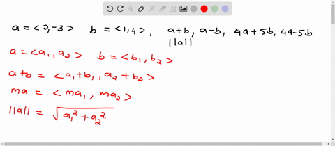 find-ab-a-b-4-a5-b-4-a-5-b-and-a-mathbfalangle-2-3rangle-quad-mathbfblangle-14rangle