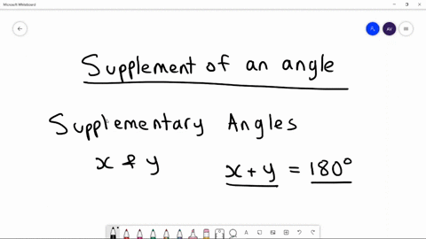 find the supplement of each angle 108