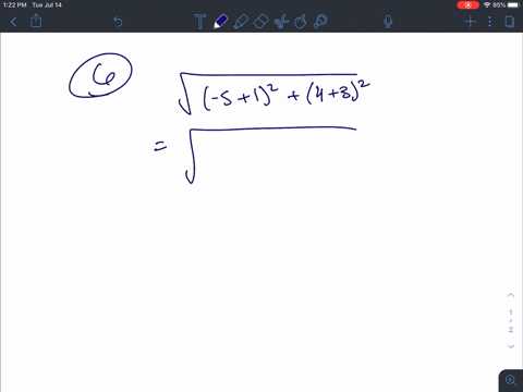 calculate-the-distance-between-the-given-points-a-1-3-and-54-b-6-2-and-11
