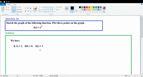 in-problems-1926-sketch-the-graph-of-each-function-be-sure-to-label-three-points-on-the-graph-fxx2