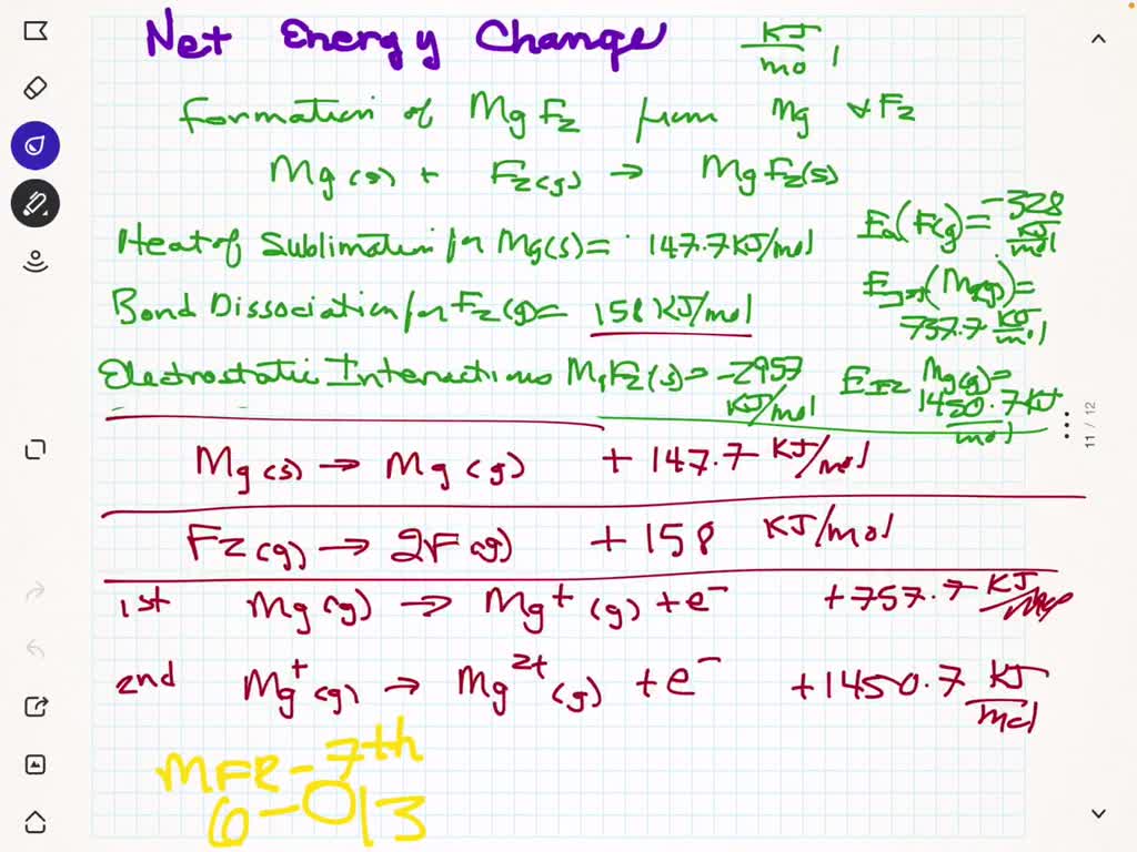 ⏩SOLVEDCalculate the net energy change in kilojoules per mole that