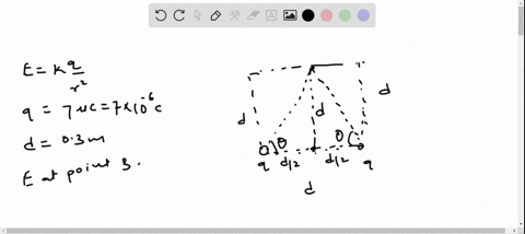 two-tiny-objects-with-equal-charges-of-700-mu-mathrmc-are-placed-at-the-two-lower-corners-of-a-squar
