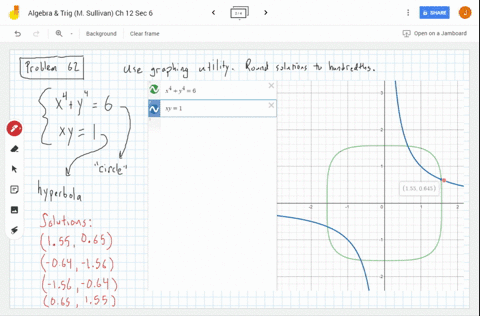 use-a-graphing-utility-to-solve-each-system-of-equations-express-the-solutions-rounded-to-two-dec-14