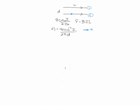 two-parallel-wires-in-a-horizontal-plane-carry-currents-i_1-and-i_2-to-the-right-the-wires-each-have