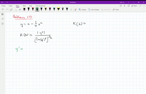 find-the-curvature-kappa-for-the-curve-yx-frac14-x2-at-the-point-x2