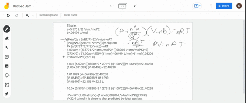 calculate-the-molar-volume-of-ethane-at-100-atm-and-0circ-mathrmc-and-at-100-atm-and-0circ-mathrmc-u