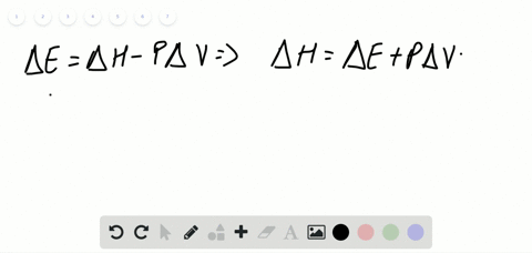 what-is-the-enthalpy-change-delta-h-for-a-reaction-at-a-constant-pressure-of-100-atm-if-the-internal