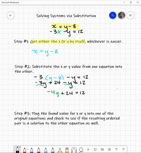 solve-each-system-by-substitution-beginalignedxy-8-3-x-y12endaligned
