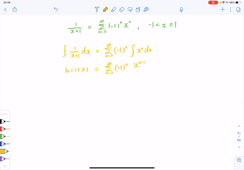 integrate-the-power-series-for-1-1x-to-obtain-a-power-series-representation-for-the-function-fxln-1x