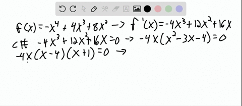 find-all-relative-extrema-use-the-second-derivative-test-where-applicable-fx-x44-x38-x2