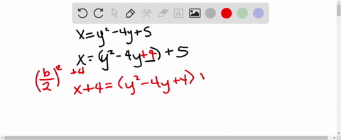 rewrite-each-equation-in-the-form-xay-k2h-by-completing-the-square-and-graph-it-xy2-4-y5