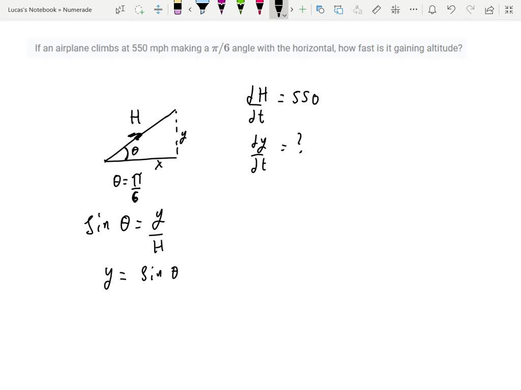 solved-if-an-airplane-climbs-at-550-mph-making-a-6-angle-with-the
