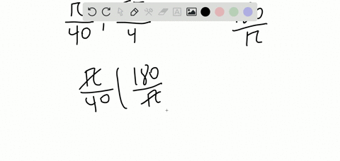 the-given-numbers-express-angle-measure-express-the-measure-of-each-angle-in-terms-of-degrees-fracpi