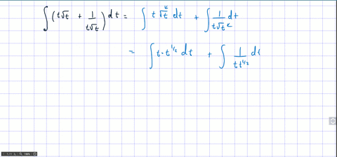 find-the-indefinite-integrals-intleftt-sqrttfrac1t-sqrttright-d-t