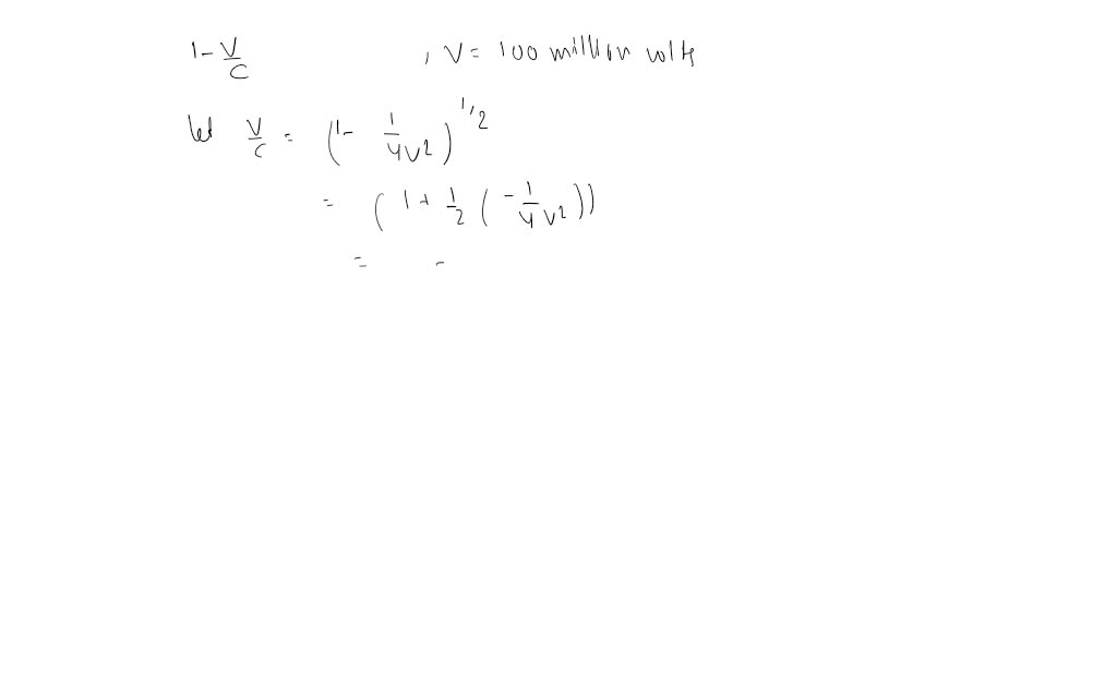 SOLVED:The velocity v of electrons from a high energy accelerator is ...