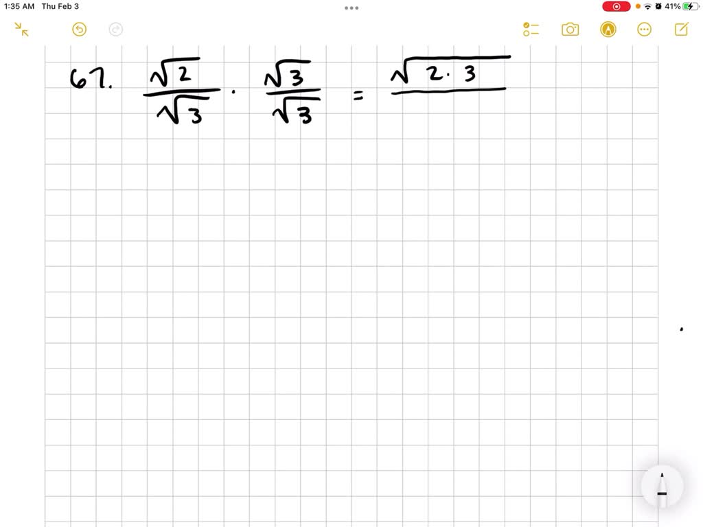 SOLVED:Rationalize The Denominator