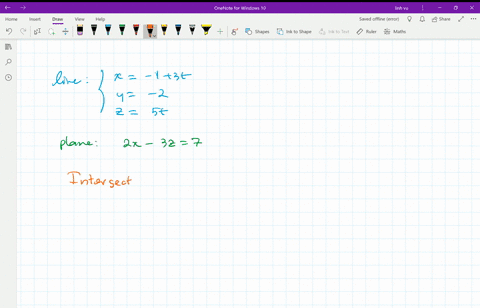 in-exercises-5356-find-the-point-in-which-the-line-meets-the-plane-x-13-t-quad-y-2-quad-z5-t-quad-2-