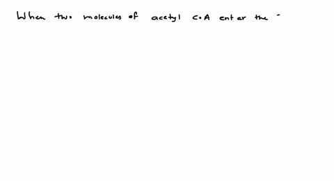 when-two-molecules-of-acetyl-coa-enter-the-tca-gdesy-gain-at-the-end-of-the-cycle-is-a-2-mathrmnadh_