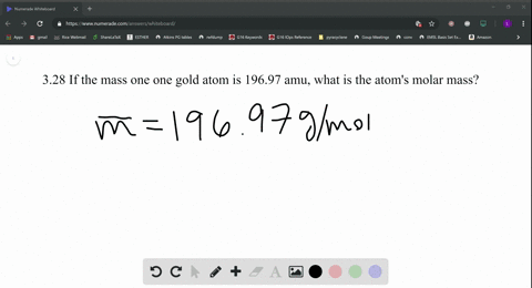 Solved If The Mass Of A Gold Atom Is 196 97 Amu What Is The Atom S Molar Mass Solved If The Mass Of A Gold Atom Is 196 97 Amu What Is The Atom S Molar Mass