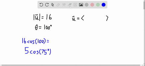 find-the-vector-given-its-magnitude-and-direction-angle-mathbfu16-theta100circ-2