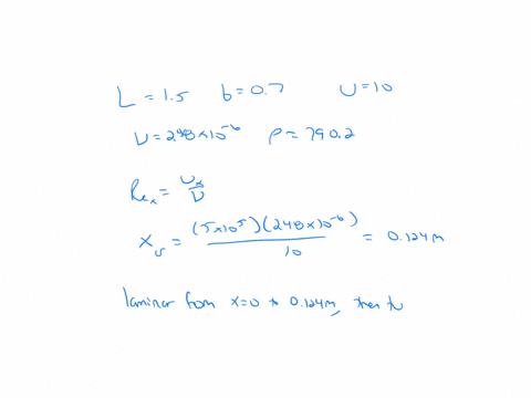 crude-oil-at-20circ-mathrmc-flows-over-the-surface-of-the-flat-plate-that-has-a-width-of-07-mathrmm