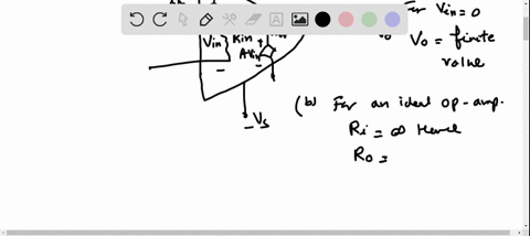 for-an-ideal-op-amp-the-voltage-gain-and-input-resistance-are-infinite-while-the-output-resistance-i
