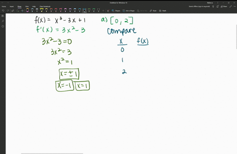 find-the-absolute-extrema-of-the-given-function-on-each-indicated-interval-fxx3-3-x1-text-on-a02-tex
