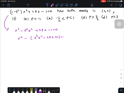 the-equation-left1-p2right-x22-p-x-10-has-both-its-roots-in-the-interval-02-if-a-mathrmp-1-b-frac12m