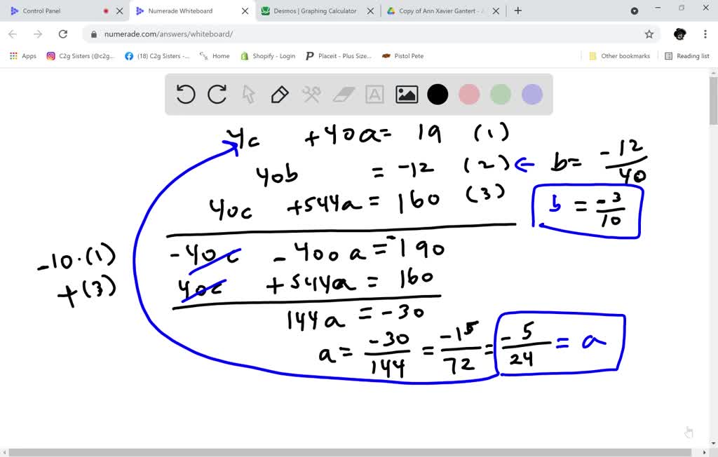 Minimum Of A Parabola