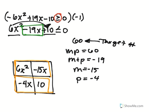 solve-each-inequality-algebraically-and-write-any-solution-in-interval-notation-6-x219-x-10-geq-0