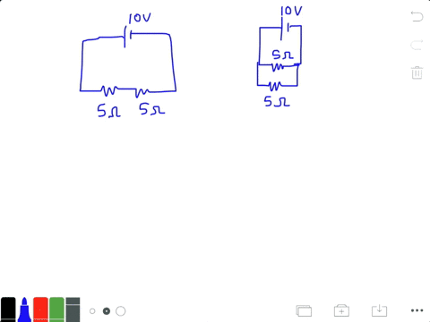 a-10-v-battery-is-connected-to-two-5-w-resistors-in-series-separately-another-10-v-battery-is-conn-2