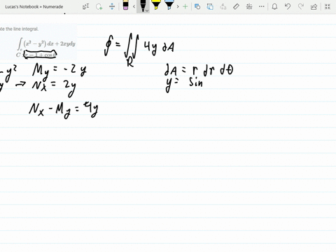 use-greens-theorem-to-evaluate-the-line-integral-beginalignedint_cleftx2-y2right-d-x2-x-y-d-yc-r1cos