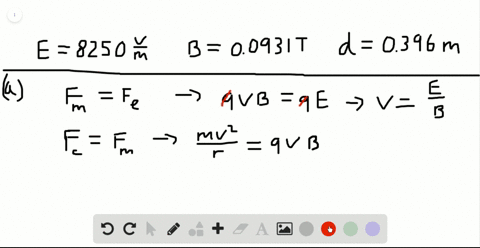 Solved Consider The Mass Spectrometer Shown Schematically In Figure 29 24 The Magnitude Of The Electric Field Between