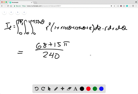 Solved Let S Be The Part Of The Sphere X 2 Y 2 Z 2 25 That Lies Above The Plane Z 4 If S Has Constant Density K Find