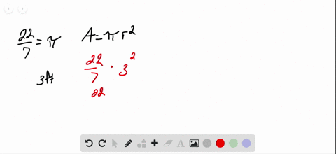 use-frac227-for-pi-find-the-area-of-a-circle-with-a-radius-of-3-feet
