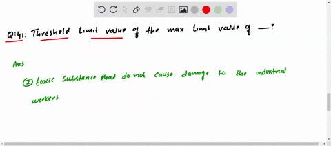 ⏩SOLVED:Threshold limit valuc is the maximum limit value of (a)… | Numerade