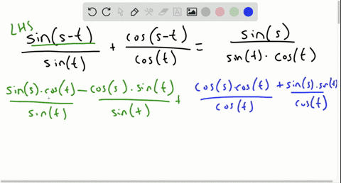verify-that-each-equation-is-an-identity-fracsin-s-tsin-tfraccos-s-tcos-tfracsin-ssin-t-cos-t-3