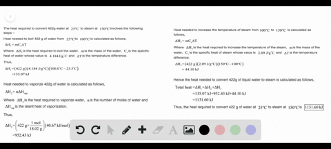 how-much-heat-is-required-to-convert-422-g-of-liquid-mathrmh_2-mathrmo-at-235circ-mathrmc-into-steam