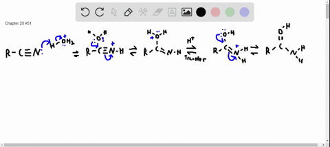 acid-catalyzed-hydrolysis-of-a-nitrile-to-give-a-carboxylic-acid-occurs-by-initial-protonation-of-th