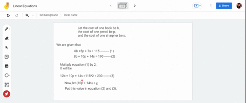 the-total-cost-of-six-books-five-pencils-and-seven-sharpeners-is-rs-115-and-that-of-eight-books-ten-