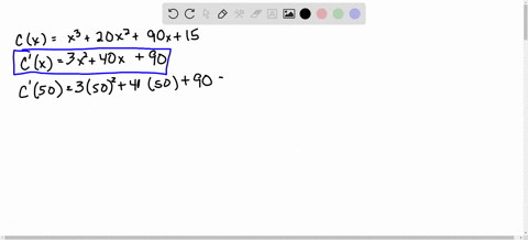 if-the-cost-of-manufacturing-x-items-is-cxx320-x290-x15-find-the-marginal-cost-function-and-compare-