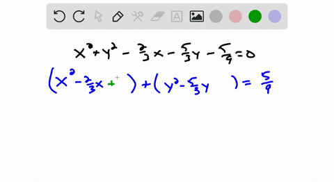 write-the-equation-in-standard-form-x-h2y-k2r2-then-if-possible-identify-the-center-and-radius-of-12