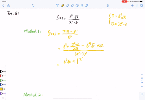 find-each-indicated-derivative-and-simplify-fprimex-text-for-fxfrac63-sqrtxx2-3
