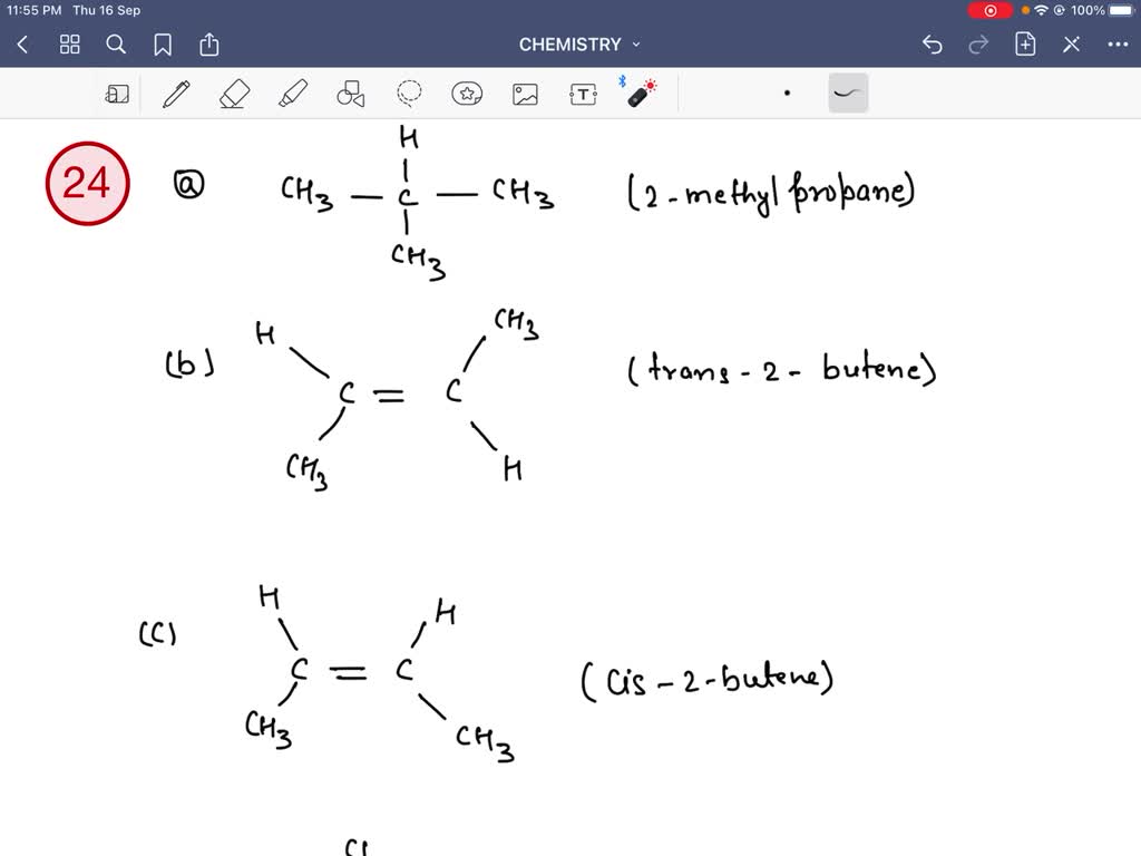 SOLVED:Dipole Moment Is Shown By: [BHU 2001] (a) 2 -methyl Propane (b ...