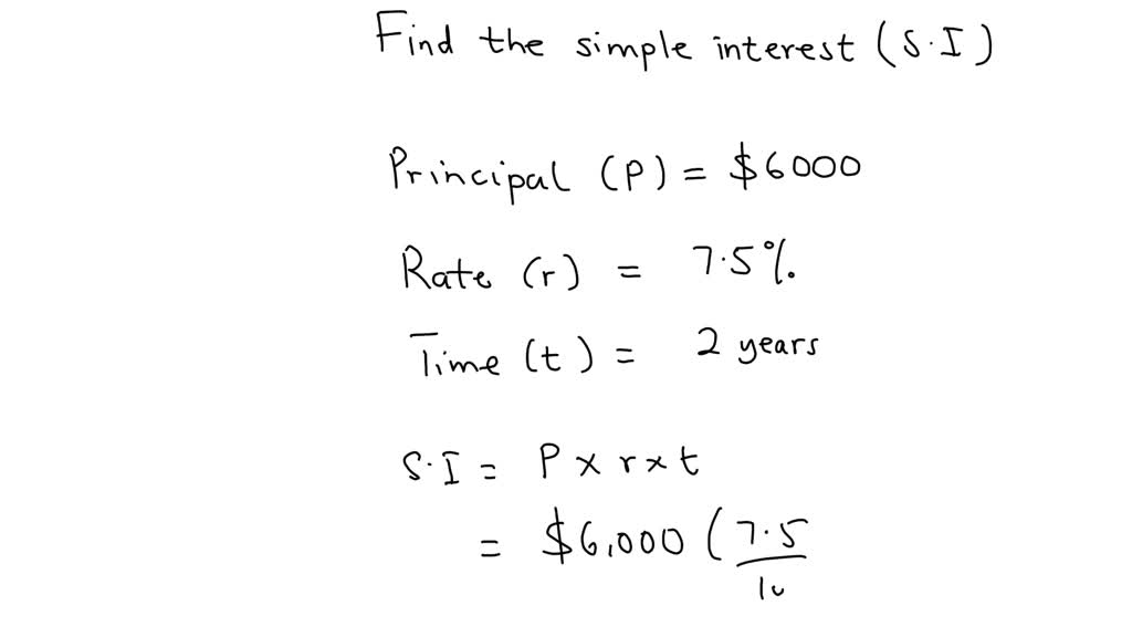 SOLVED: Randolph borrows 6700 at 6.9 % simple interest. How much ...