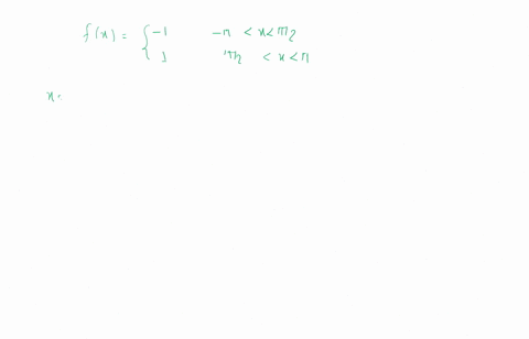 use-dirichlets-theorem-to-find-the-value-to-which-the-fourier-series-converges-at-x0-pm-pi-2-pm-pi-4